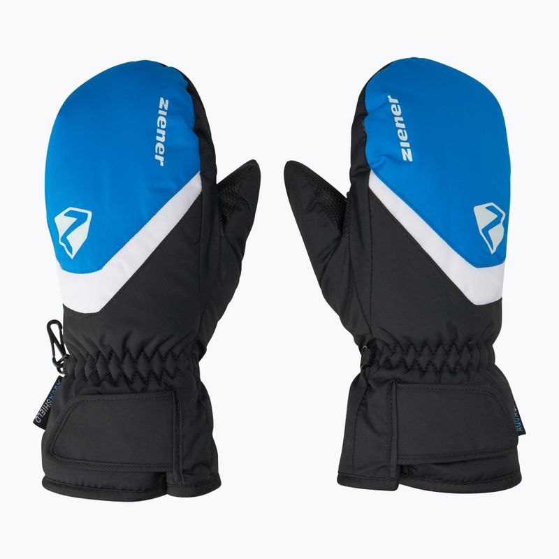 Rękawice narciarskie dziecięce ZIENER Loriano Aquashield Mitten persian blue 2