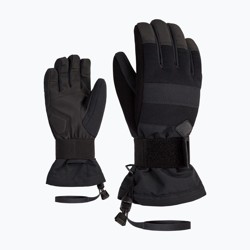 Rękawice snowboardowe dziecięce ZIENER Manu Aquashield black 7