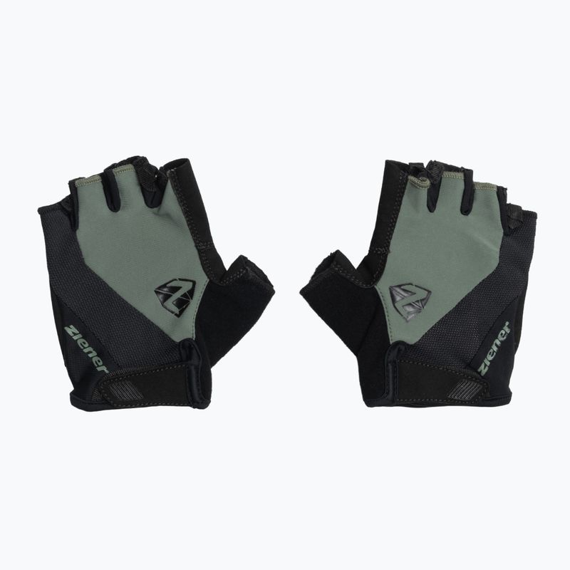 Rękawiczki rowerowe męskie ZIENER MTB Collby Gel green stone 2