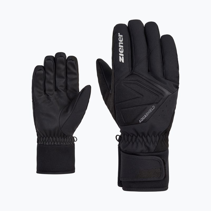 Rękawice narciarskie męskie ZIENER Gatis Aquashield black 6