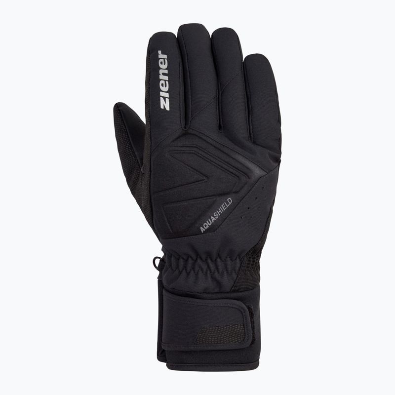 Rękawice narciarskie męskie ZIENER Gatis Aquashield black 7