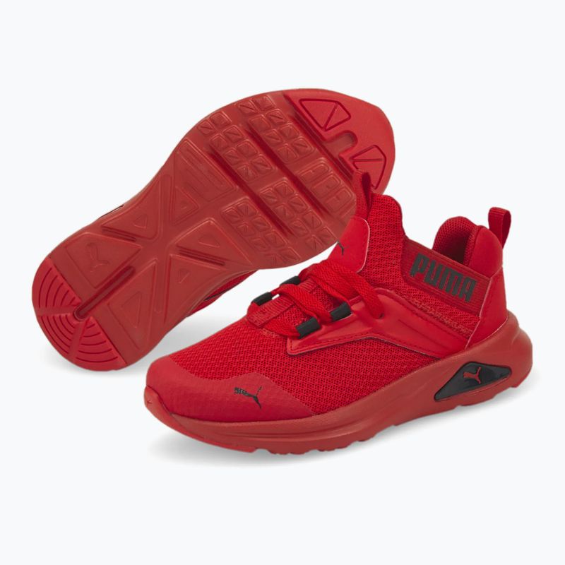 Buty dziecięce PUMA Enzo 2 Refresh AC PS high risk red/puma black 13