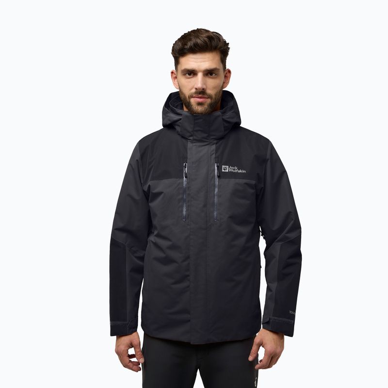 Kurtka 3w1 męska Jack Wolfskin Jasper 3In1 phantom