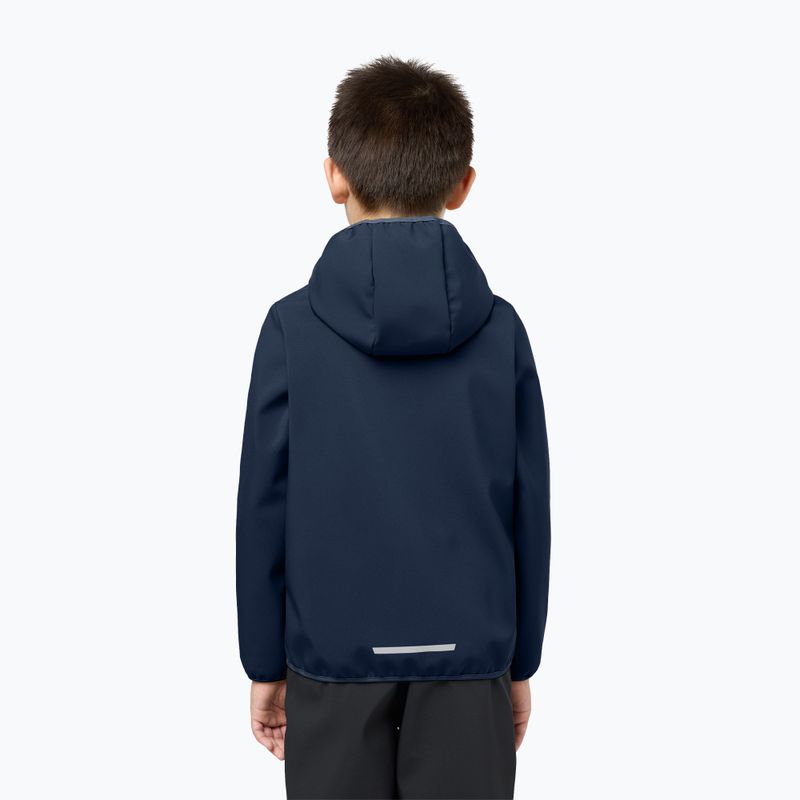Kurtka softshell dziecięca Jack Wolfskin Fourwinds night blue 2