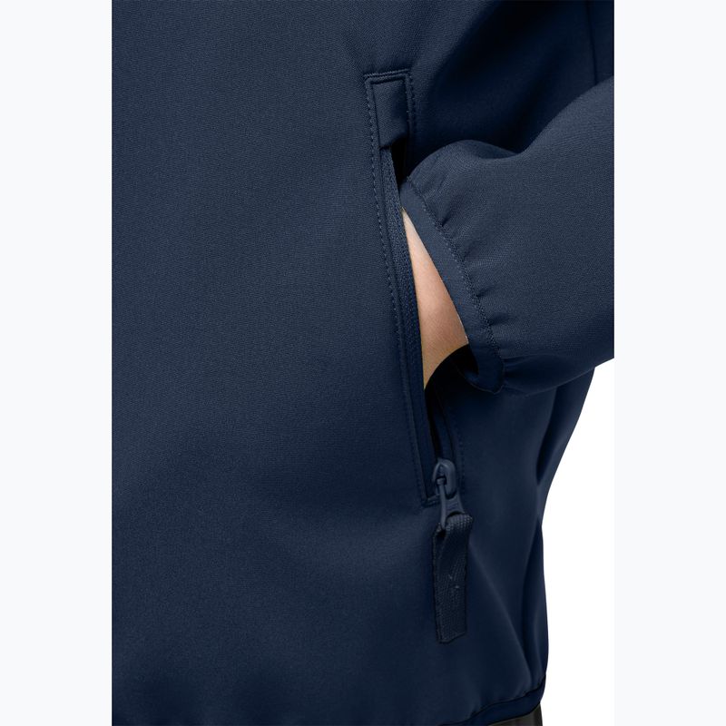 Kurtka softshell dziecięca Jack Wolfskin Fourwinds night blue 4
