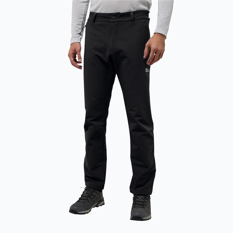 Spodnie softshell męskie Jack Wolfskin Activate Thermic black