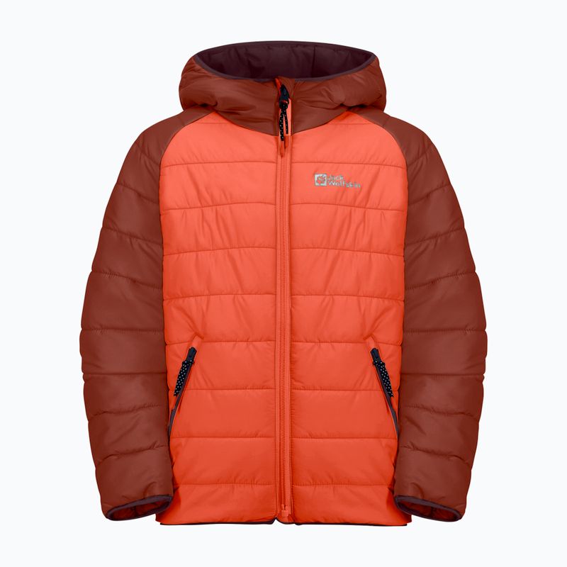 Kurtka dziecięca Jack Wolfskin Zenon coral orange 4