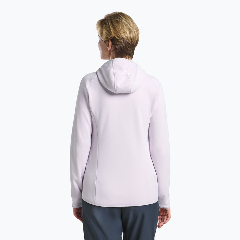Bluza damska Jack Wolfskin Baiselberg Hooded FZ pale lavendar 3