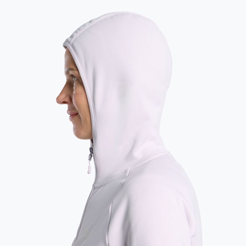 Bluza damska Jack Wolfskin Baiselberg Hooded FZ pale lavendar 4