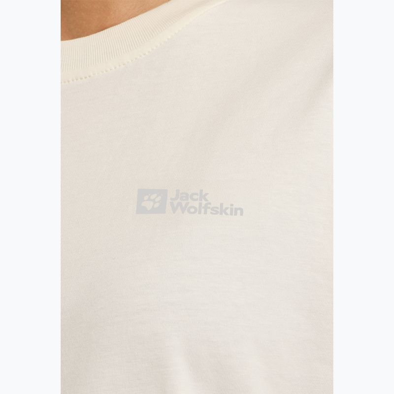 Koszulka damska Jack Wolfskin Essential cotton white 6