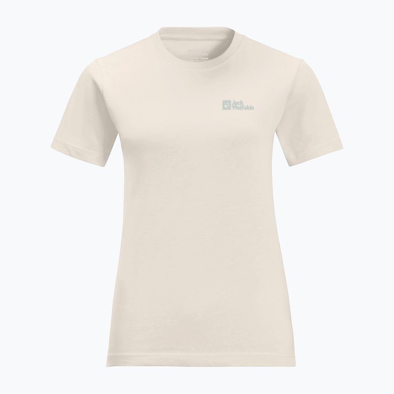 Koszulka damska Jack Wolfskin Essential cotton white 8
