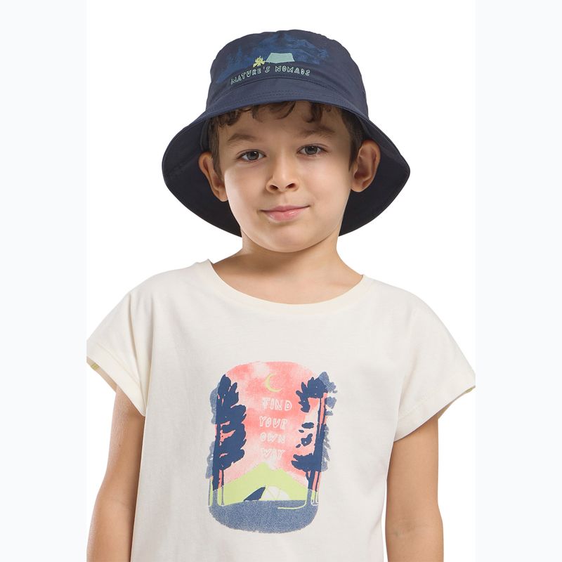Kapelusz dziecięcy Jack Wolfskin Woods Bucket print night blue 8