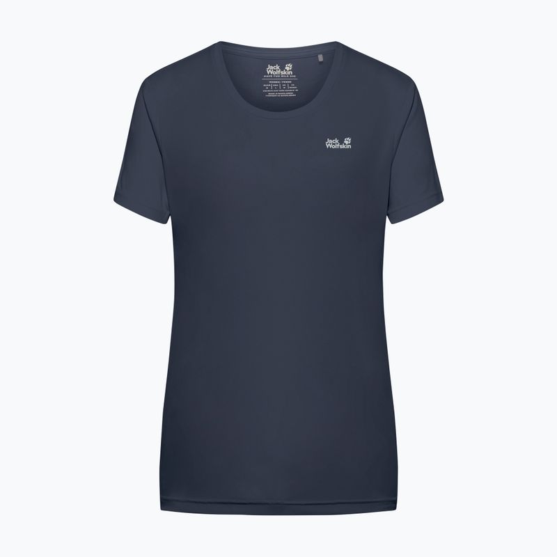 Koszulka trekkingowa damska Jack Wolfskin Tech T midnight sky 6