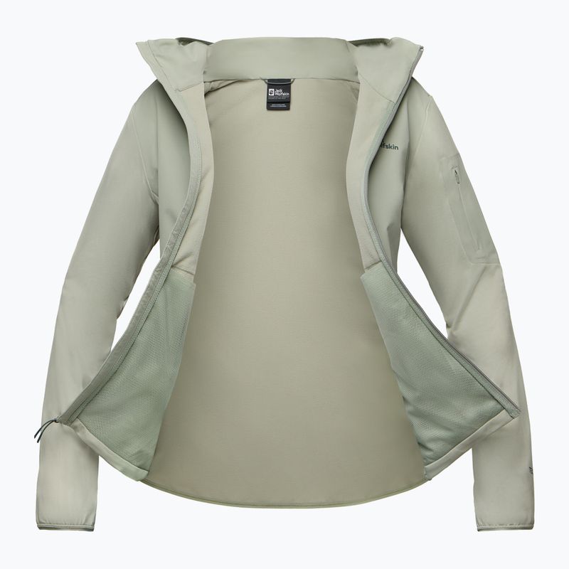 Bluza polarowa damska Jack Wolfskin Prelight Trail Hoody mint leaf 10