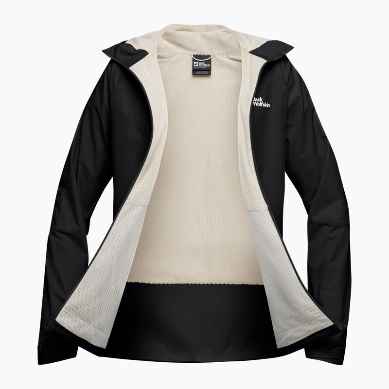 Kurtka przeciwwiatrowa damska Jack Wolfskin Prelight Octa black 10