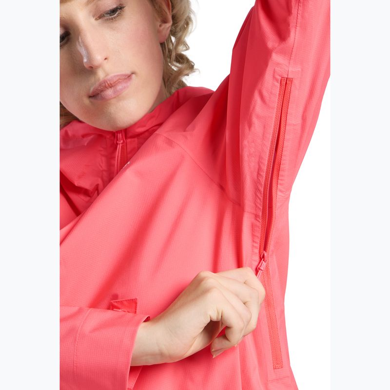 Kurtka przeciwdeszczowa damska Jack Wolfskin Prelight 2.5L LT sunset coral 5