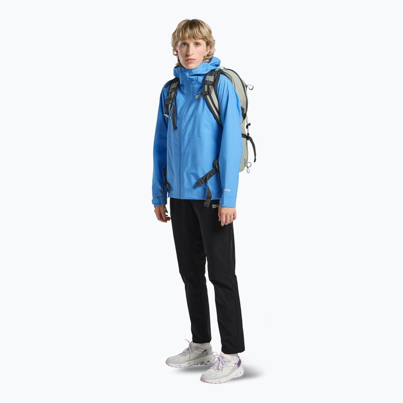 Kurtka przeciwdeszczowa damska Jack Wolfskin Prelight 2.5L LT mid blue 2