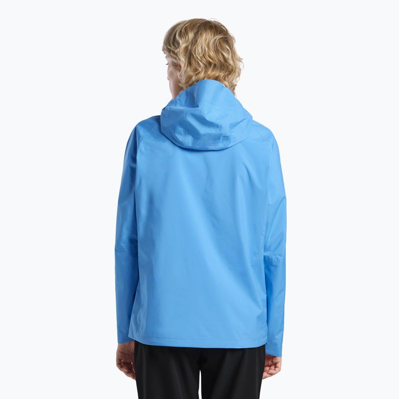 Kurtka przeciwdeszczowa damska Jack Wolfskin Prelight 2.5L LT mid blue 3