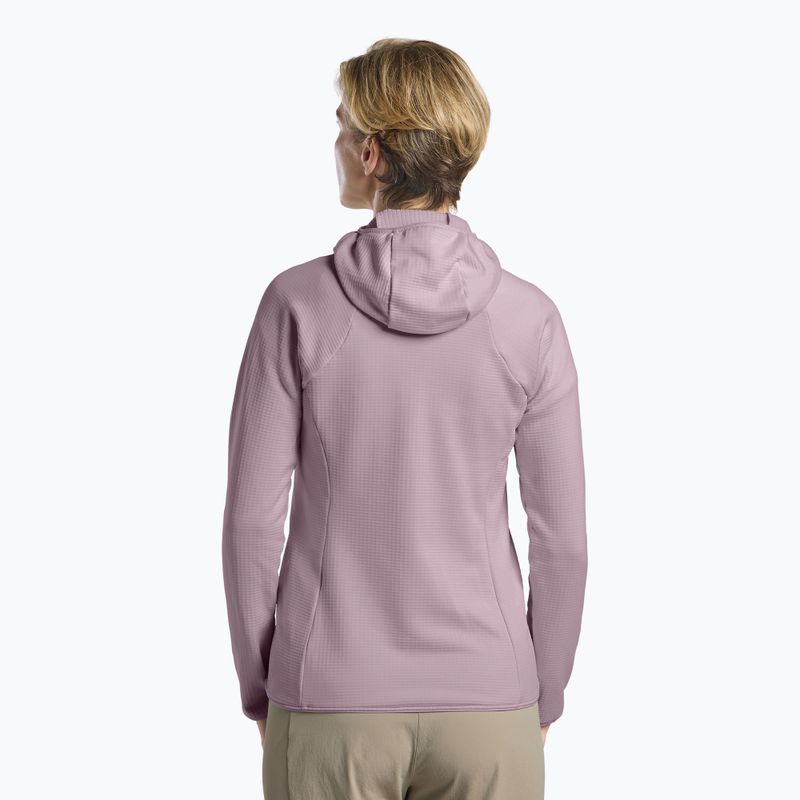 Bluza polarowa damska Jack Wolfskin Kolbenberg Hooded Full Zip wild blossom 3