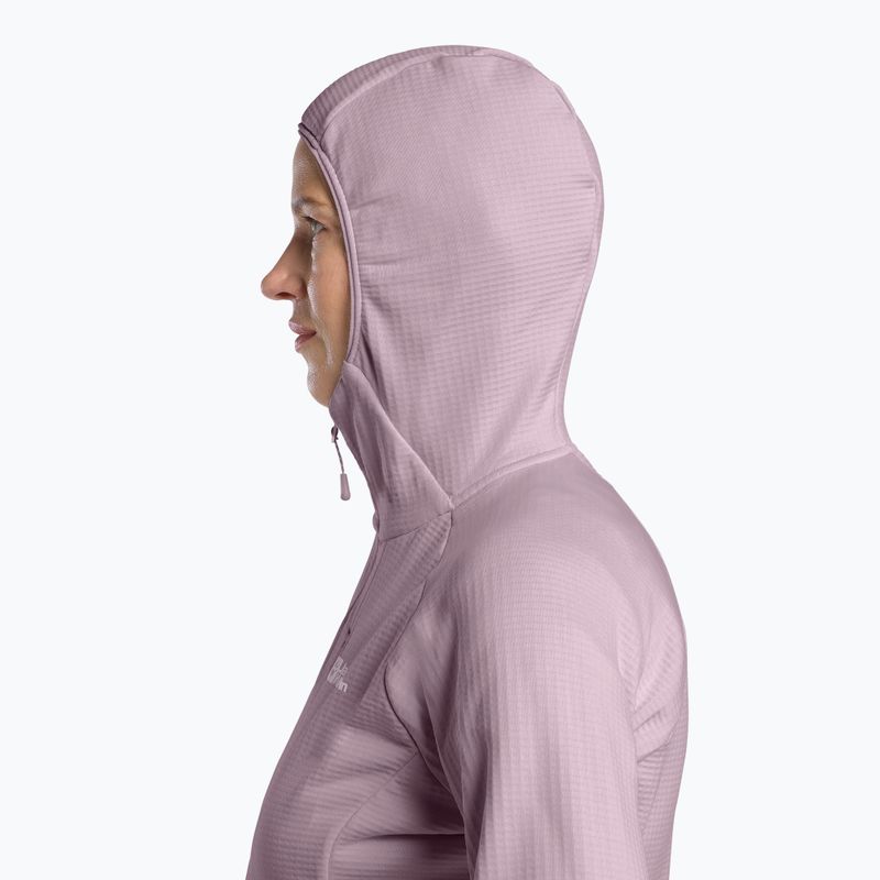 Bluza polarowa damska Jack Wolfskin Kolbenberg Hooded Full Zip wild blossom 4