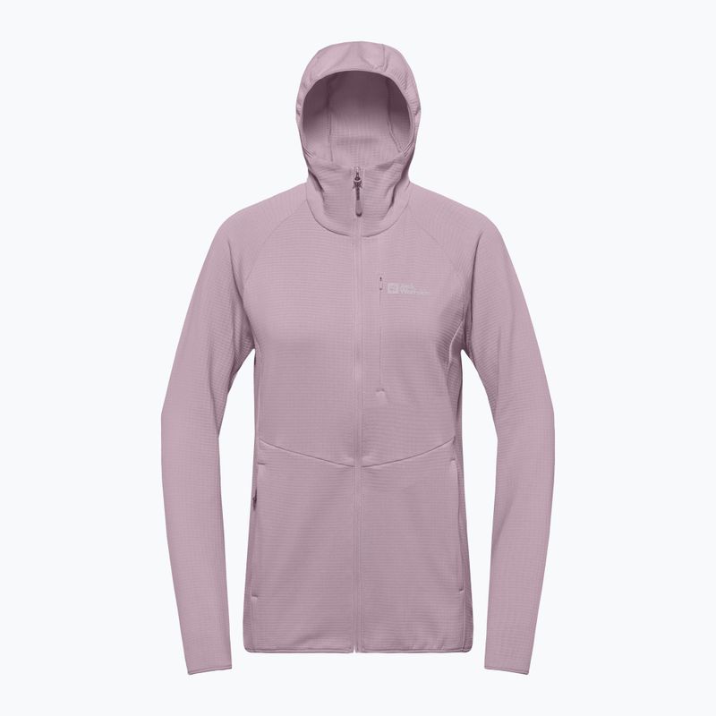 Bluza polarowa damska Jack Wolfskin Kolbenberg Hooded Full Zip wild blossom 8