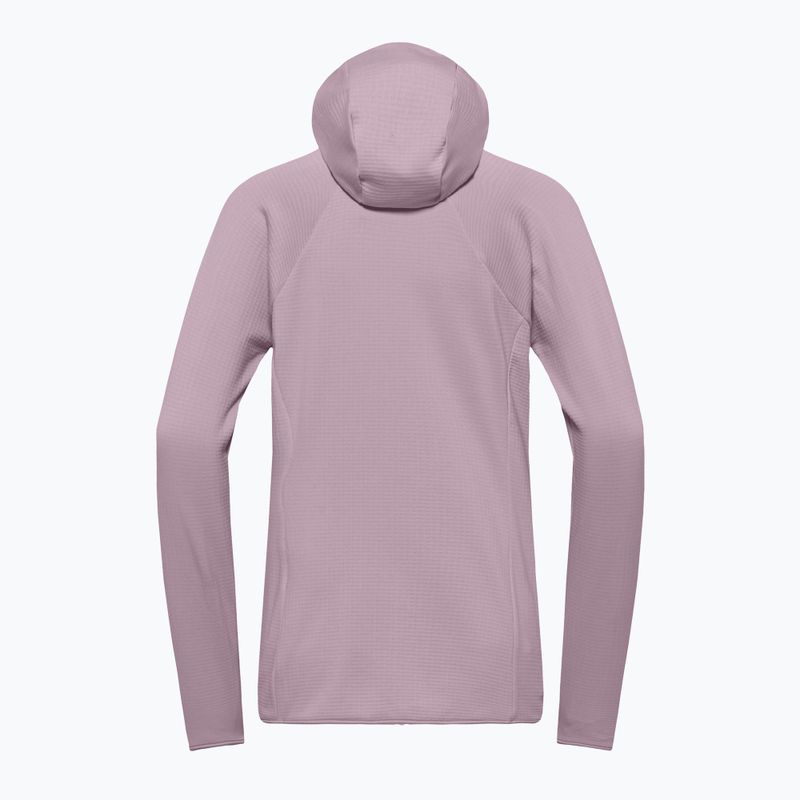 Bluza polarowa damska Jack Wolfskin Kolbenberg Hooded Full Zip wild blossom 9