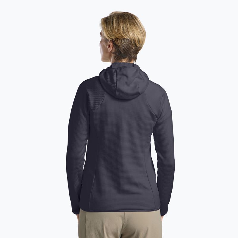 Bluza polarowa damska Jack Wolfskin Kolbenberg Hooded Full Zip graphite 3