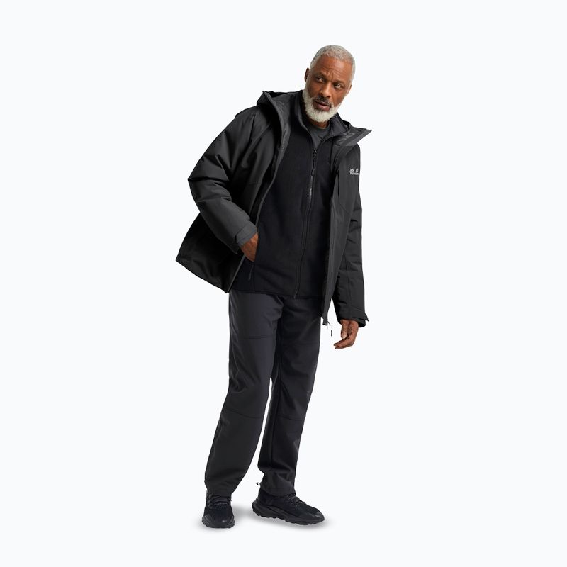 Kurtka puchowa męska Jack Wolfskin Icecape 2L Down Ins Rds black 2