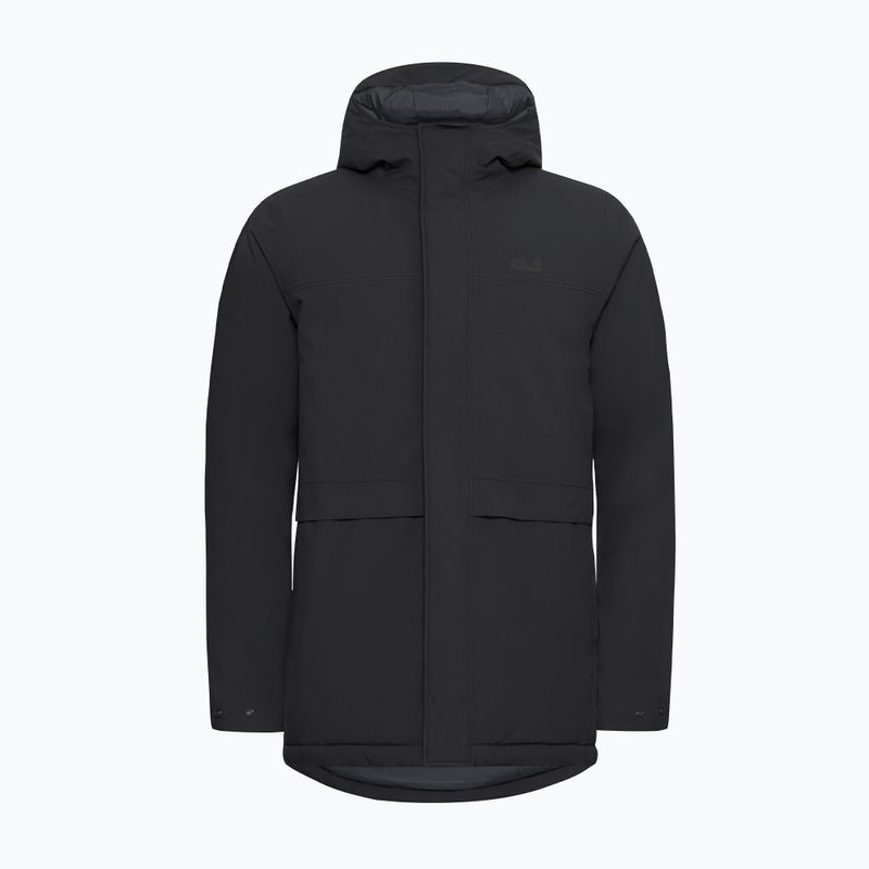 Płaszcz ocieplany męski Jack Wolfskin Cold Camp Coat black 7