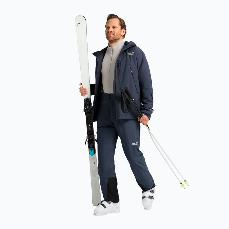 Spodnie narciarskie męskie Jack Wolfskin Flowline Pro 2L Ins midnight sky 2