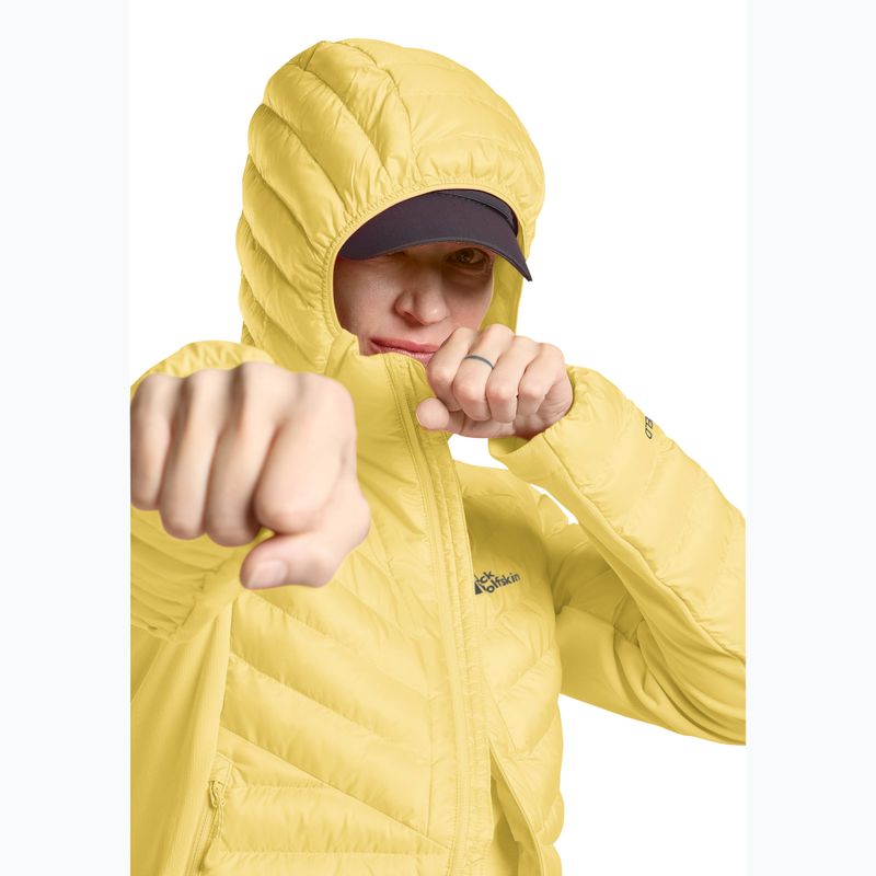 Kurtka ocieplana damska Jack Wolfskin Routeburn Pro Ins lemon ice 5