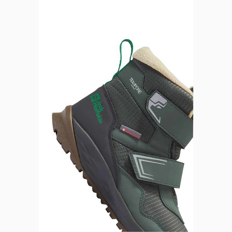 Buty dziecięce Jack Wolfskin Polar Bear-B Texapore Mid Vc mystic green 9