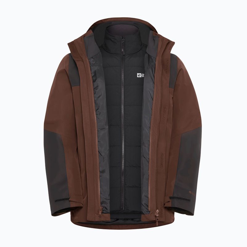 Kurtka 3w1 męska Jack Wolfskin Jasper 3In1 hot choc 21