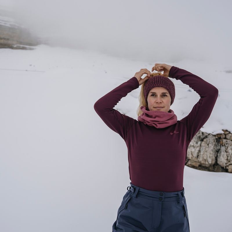Bluza termoaktywna damska Jack Wolfskin Infinite Warm amaranth 5