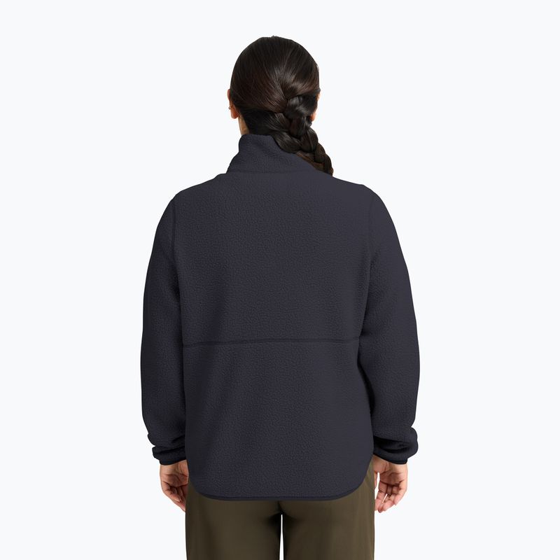 Bluza polarowa damska Jack Wolfskin Lite Curl Full Zip dark navy 3