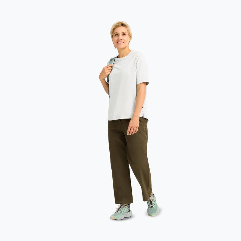 Koszulka trekkingowa damska Jack Wolfskin Travel T stark white 2