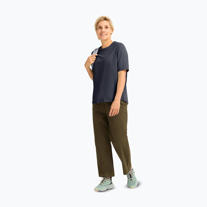 Koszulka trekkingowa damska Jack Wolfskin Travel T dark navy 2