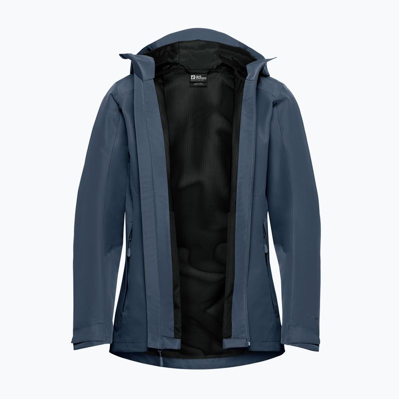 Kurtka przeciwdeszczowa damska Jack Wolfskin Wildbound 2L midnight sky 8