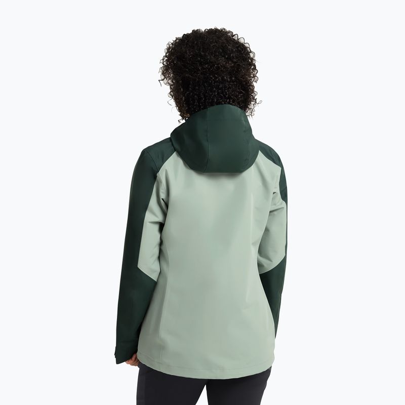 Kurtka przeciwdeszczowa damska Jack Wolfskin Wildbound 2L green zinnia 3