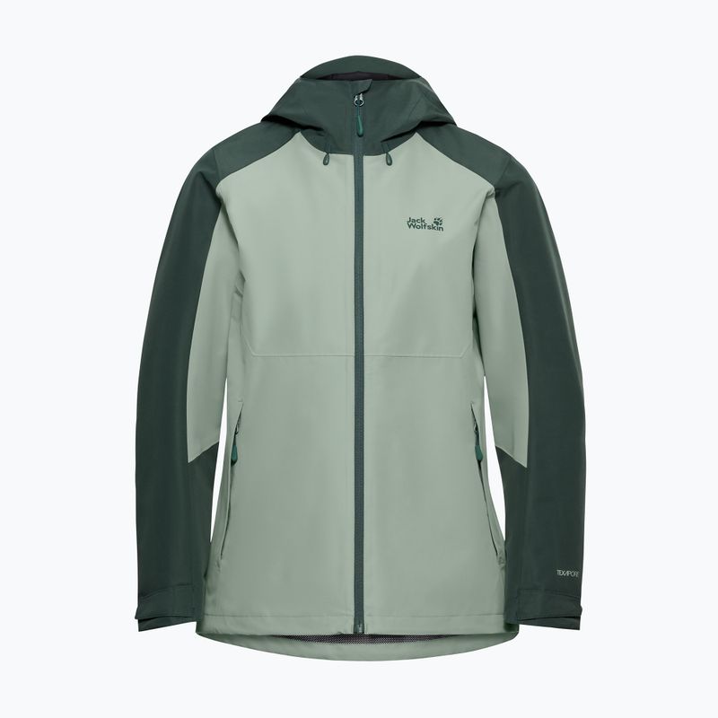 Kurtka przeciwdeszczowa damska Jack Wolfskin Wildbound 2L green zinnia 7
