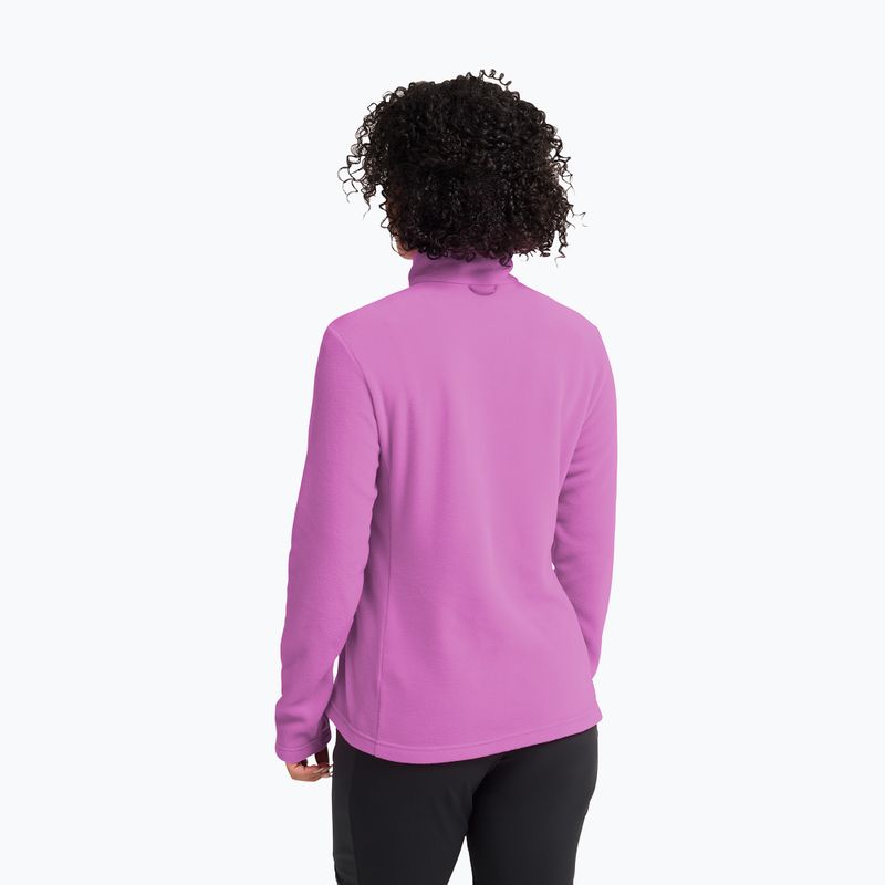 Bluza polarowa damska Jack Wolfskin Taunus 100 Full Zip foxglove 3