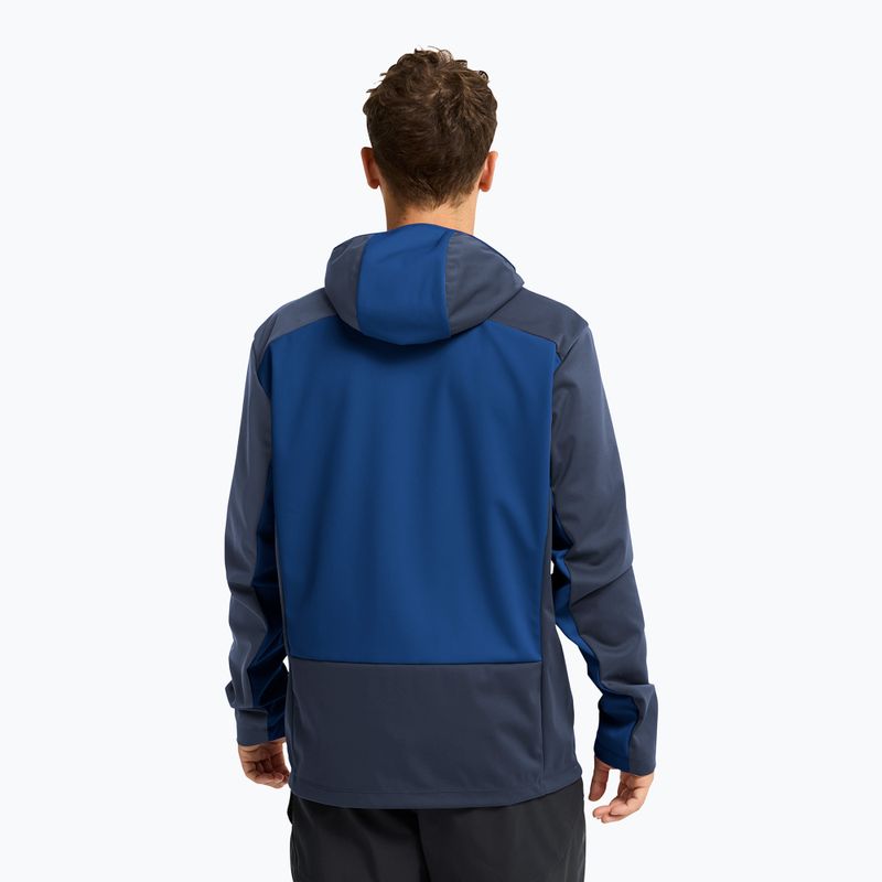Kurtka softshell męska Jack Wolfskin Skyvail blue orchid 3