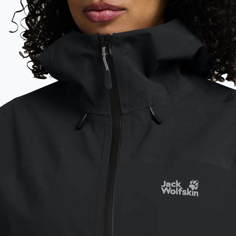 Kurtka przeciwdeszczowa damska Jack Wolfskin Rockpaw 3L phantom 4