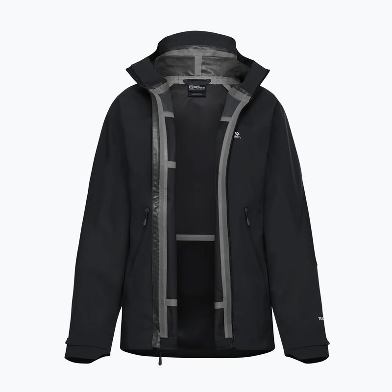 Kurtka przeciwdeszczowa damska Jack Wolfskin Rockpaw 3L phantom 9