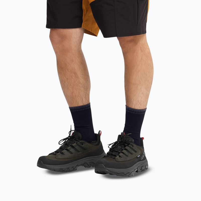Buty trekkingowe męskie Jack Wolfskin Apex Hike Texapore Low obsidian moss 8