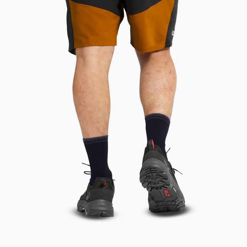 Buty trekkingowe męskie Jack Wolfskin Apex Hike Texapore Low obsidian moss 9