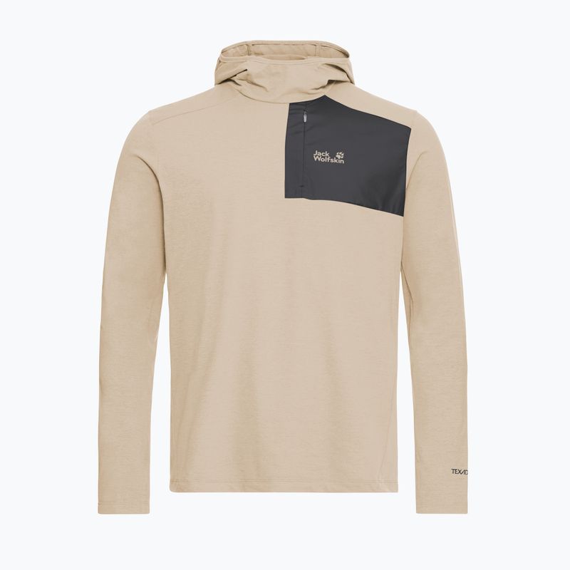 Bluza trekkingowa męska Jack Wolfskin Sucol Hoody oyster 5