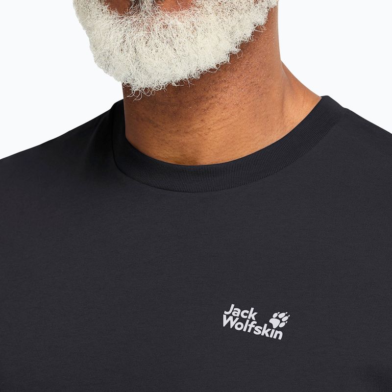 Koszulka męska Jack Wolfskin Essential black 4