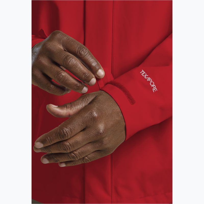 Kurtka przeciwdeszczowa męska Jack Wolfskin Trailtime 2L siren red 5