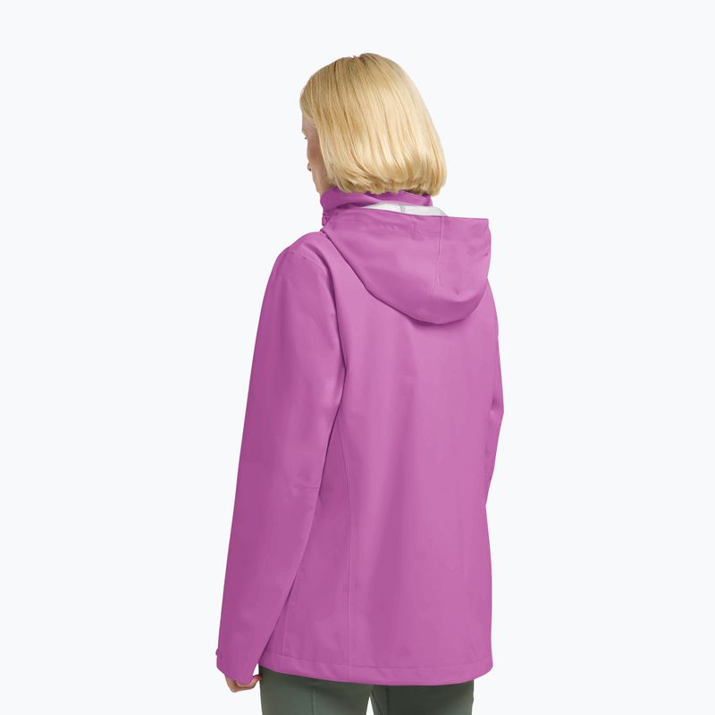 Kurtka przeciwdeszczowa damska Jack Wolfskin Trailtime 2L foxglove 3